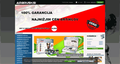 Desktop Screenshot of airbrush.si